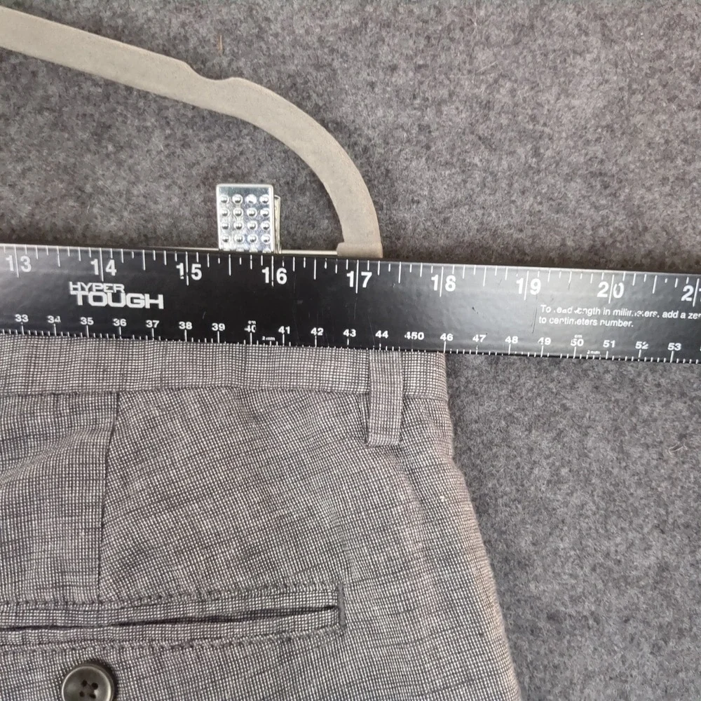 Banana Republic Aiden Fit Mens 36x32 Gray‎ Linen Blend Slim Chino Pants Slacks